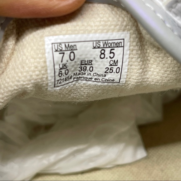 Vans Old Skool Metallic Iridescent Purple Lace Up Sneakers Women 8.5 Men 7 EUC - Picture 6 of 10